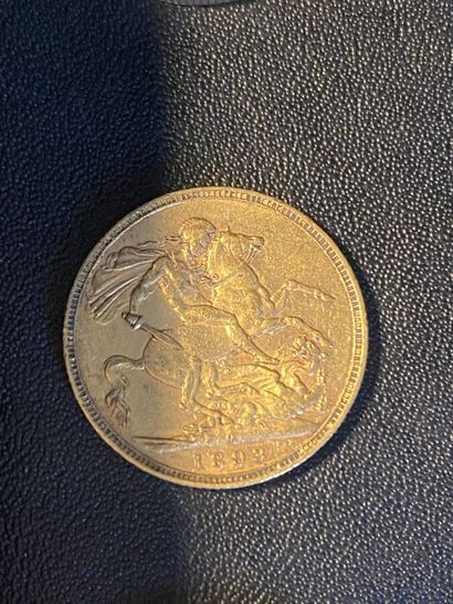ENGLAND 1 gold sovereign VICTORIA 1893
