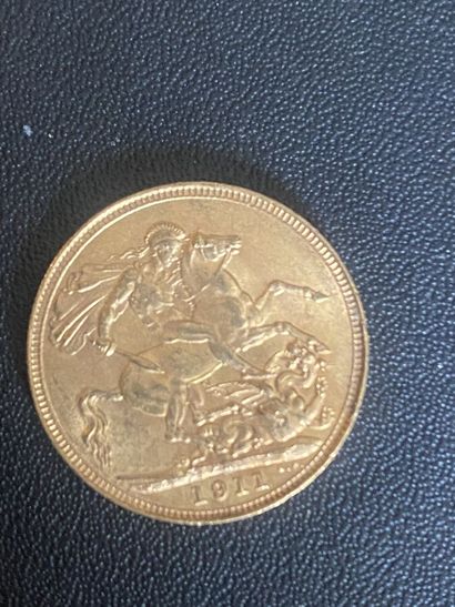 ENGLAND 1 gold coin George V 1911