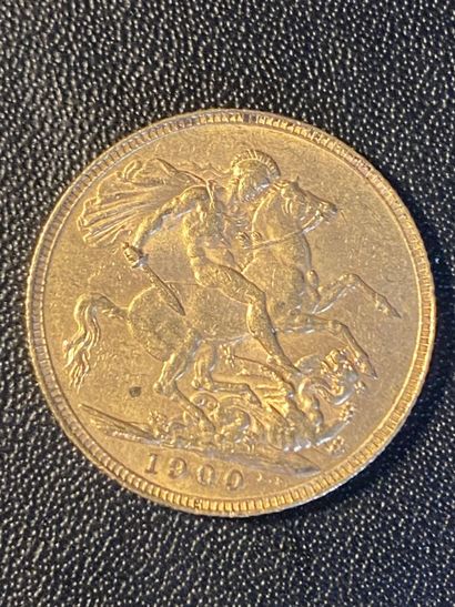 ENGLAND 1 gold sovereign VICTORIA 1900