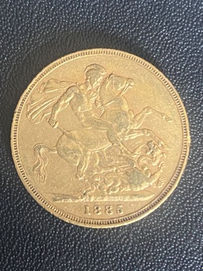 ENGLAND 1 sovereign VICTORIA 1885