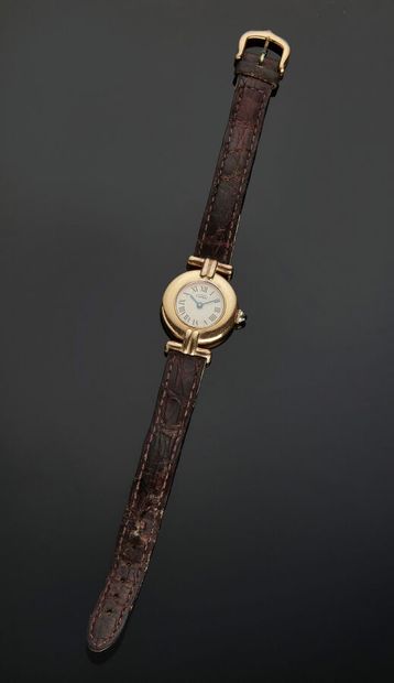 MUST by CARTIER - Lady's watch in vermeil,...