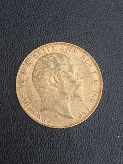 ENGLAND 1 gold coin Edward VII 1910
