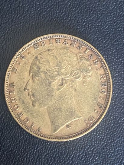 ENGLAND 1 sovereign VICTORIA 1877