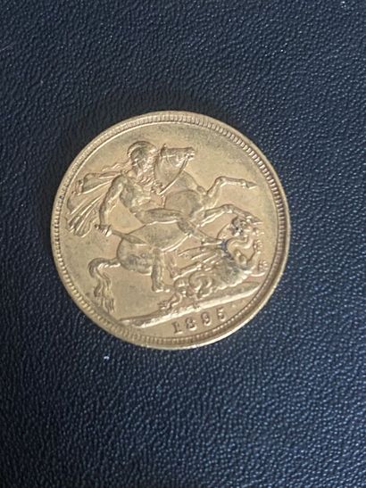 ENGLAND 1 gold sovereign VICTORIA 1895