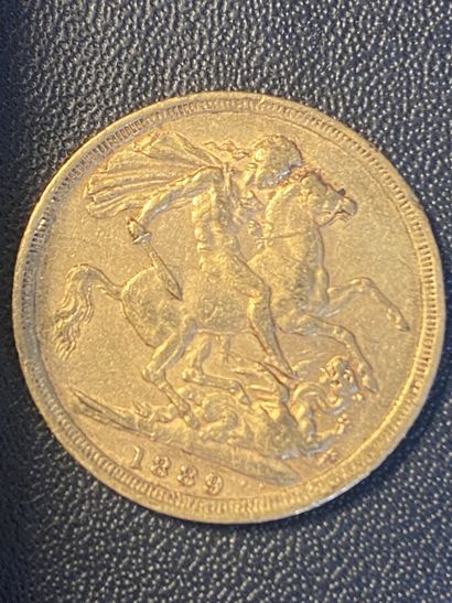 ENGLAND 1 sovereign VICTORIA 1889