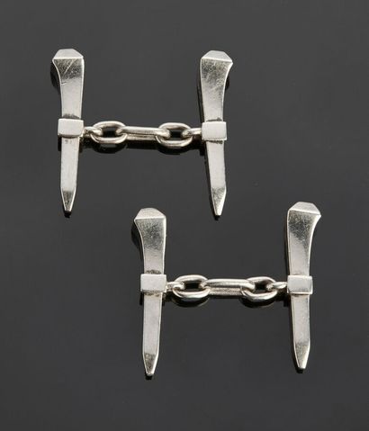 MELLERIO Paris
Paire de boutons de manchettes...