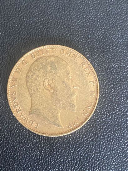 ENGLAND 1 gold coin Edward VII 1910