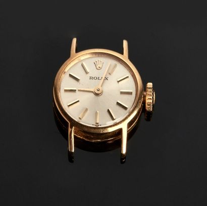 ROLEX - Small lady's watch case in 18k yellow...