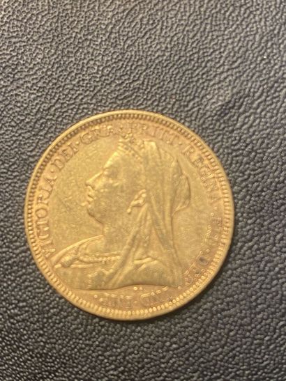 ENGLAND 1 gold sovereign VICTORIA 1896