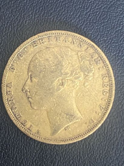 ENGLAND 1 sovereign VICTORIA 1878