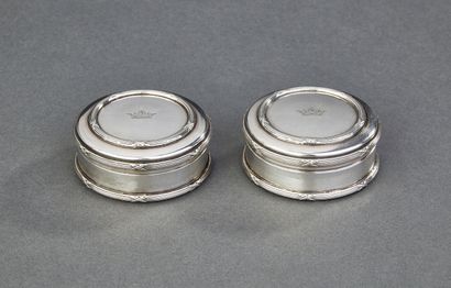 Victor LAUER, 1902-1937
Paire de boîtes à...
