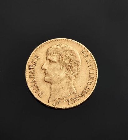 FRANCE - A gold coin of 40 F, year XI
