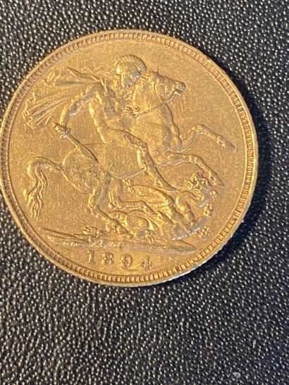 ENGLAND 1 gold sovereign VICTORIA 1894