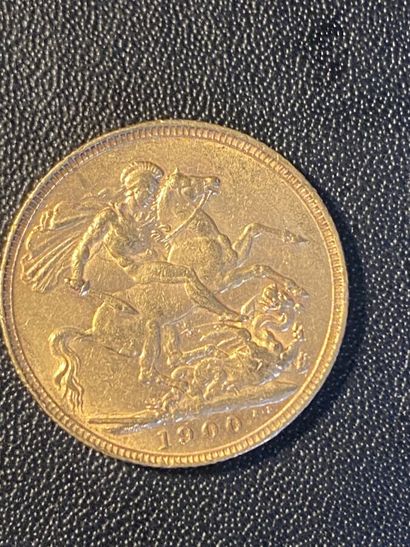 ENGLAND 1 gold sovereign VICTORIA 1900