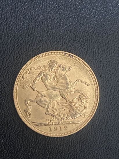 ENGLAND 1 gold coin George V 1912