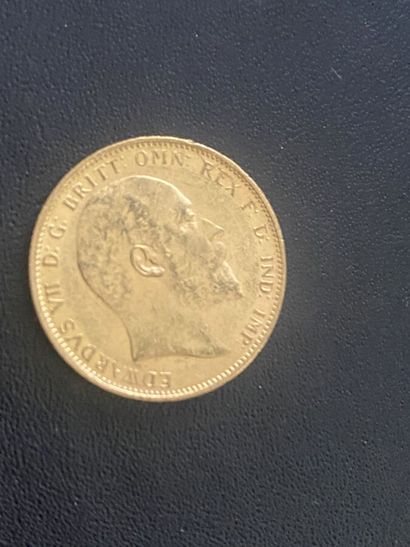 ENGLAND 1 gold coin Edward VII 1910