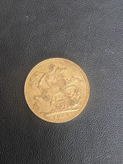 ENGLAND 1 gold coin Edward VII 1905