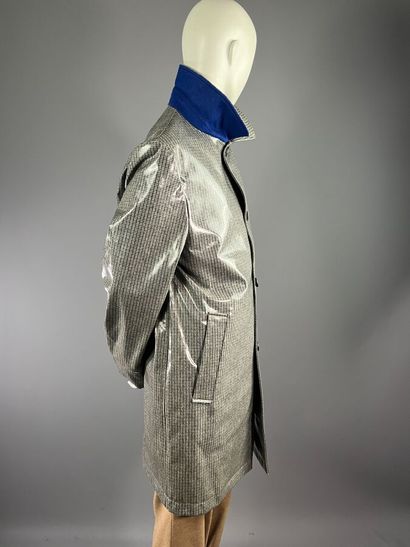 CALVIN KLEIN - Manteau en laine cirée pied...