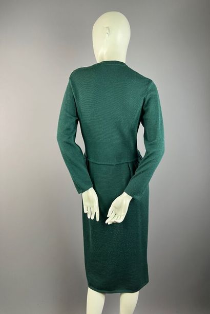 NINA RICCI Paris - Robe fourreau en laine...