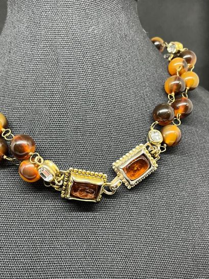 CHANEL Paris - Collection 1985 - Collier...