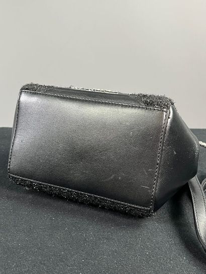 KARL LAGERFELD Petit sac en cuir et tweed...