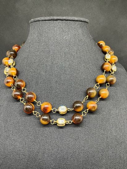 CHANEL Paris - Collection 1985 - Collier...