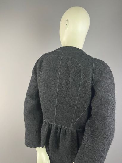 LOUIS VUITTON Paris - Ensemble jupe en laine...