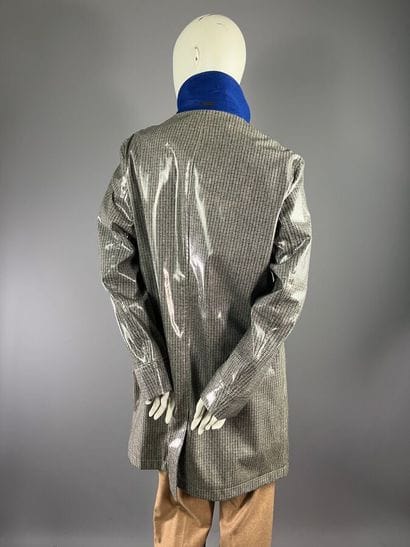 CALVIN KLEIN - Manteau en laine cirée pied...