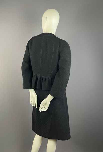 LOUIS VUITTON Paris - Ensemble jupe en laine...