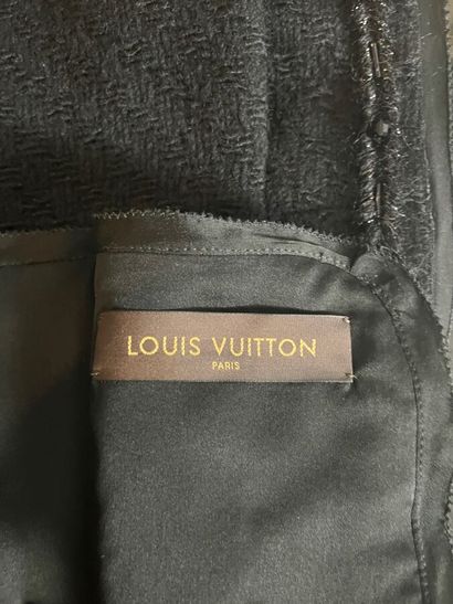 LOUIS VUITTON Paris - Ensemble jupe en laine...
