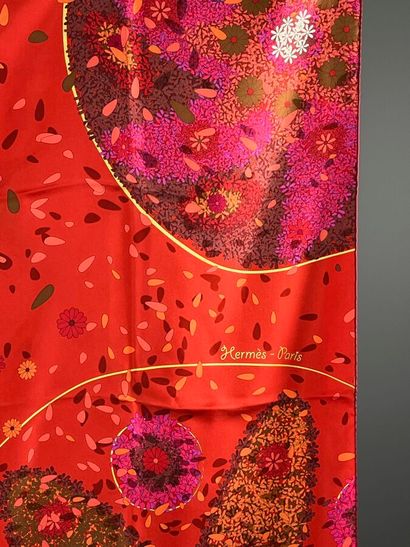 HERMÈS Paris - Carré de soie - Offrande d'un...