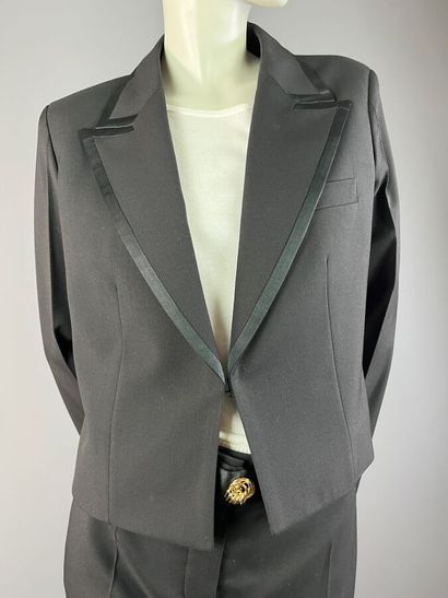 LOUIS VUITTON - Ensemble smoking noire femme...