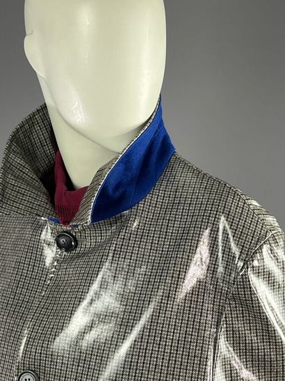 CALVIN KLEIN - Manteau en laine cirée pied...