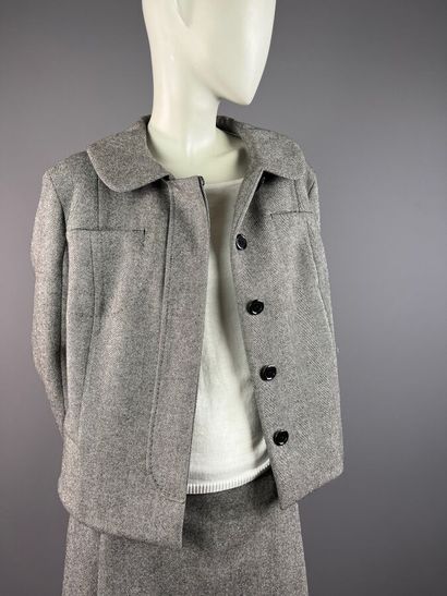LOUIS VUITTON - Ensemble tailleur jupe en...