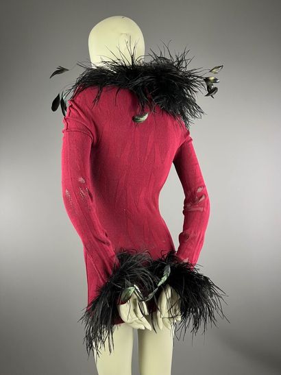 Sans griffe - Parure en plumes d'autruche...
