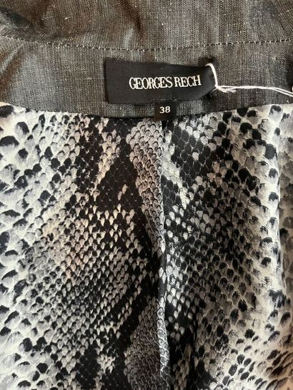 GEORGES RECH - Tailleur pantalon en laine...