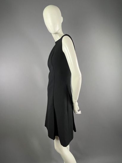 TAFFANY Paris - Ensemble robe en laine noire...