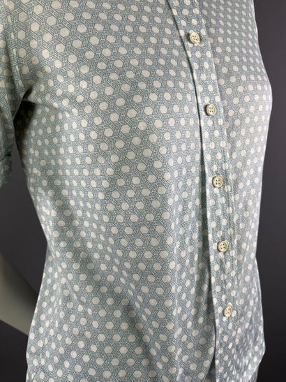 HERMÈS Paris - Ensemble jupe d'été en coton...