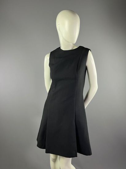 TAFFANY Paris - Ensemble robe en laine noire...