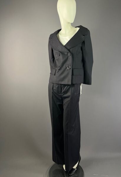 GEORGES RECH - Tailleur pantalon en laine...