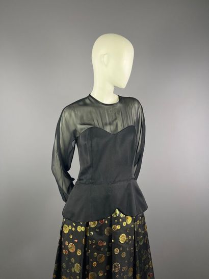JACQUELINE LECHAT Cannes - Robe cocktail...