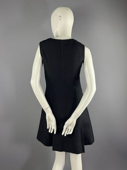 TAFFANY Paris - Ensemble robe en laine noire...