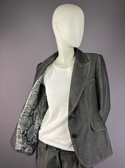 GEORGES RECH - Tailleur pantalon en laine...