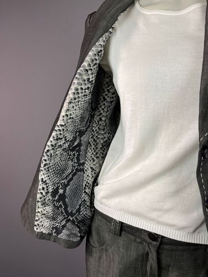 GEORGES RECH - Tailleur pantalon en laine...