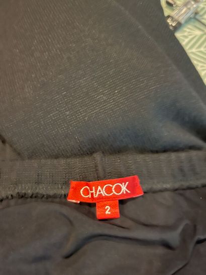 FERAUD / CHACOK - Top en dentelle et lurex...