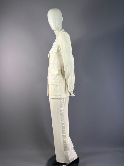 GEORGES RECH - Ensemble pantalon en crêpe...