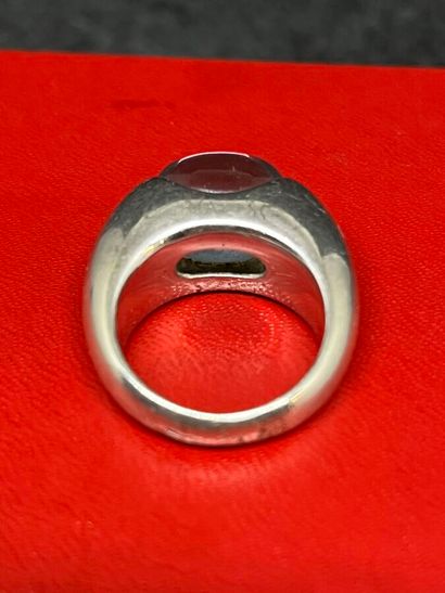 BACCARAT Bague en argent 925 cabochon cristal

Le...