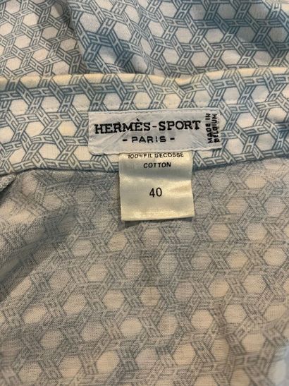 HERMÈS Paris - Ensemble jupe d'été en coton...