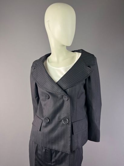 GEORGES RECH - Tailleur pantalon en laine...