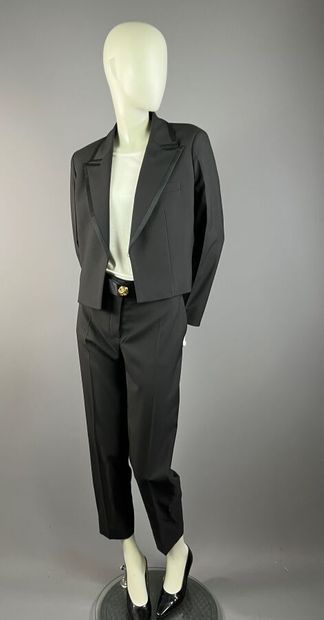 LOUIS VUITTON - Ensemble smoking noire femme...